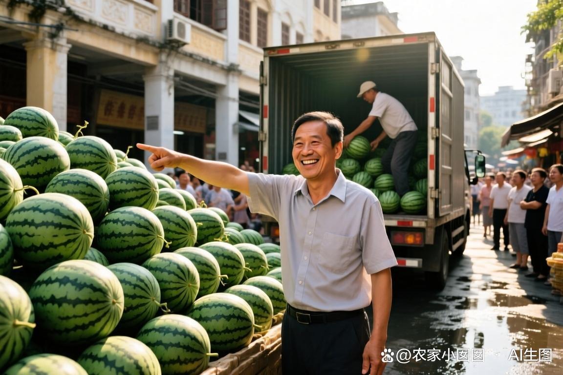Father-in-law gave 5 tons of watermelon as a joke after proposing marriage
